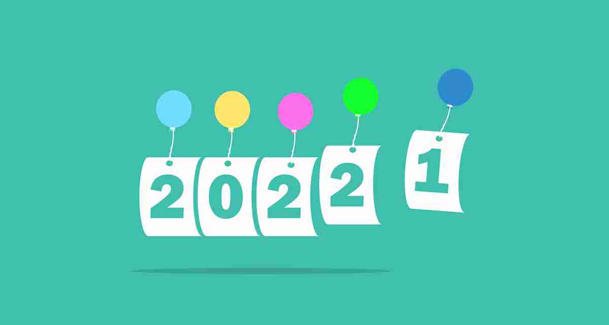 再见2021 气球 2022 新年