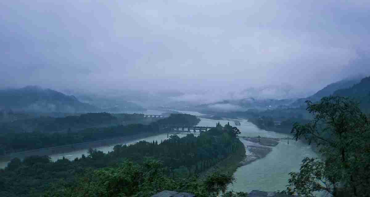 风景 山水 都江堰