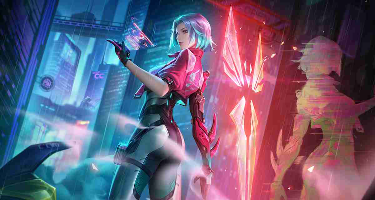 镜像 科幻 时尚女孩