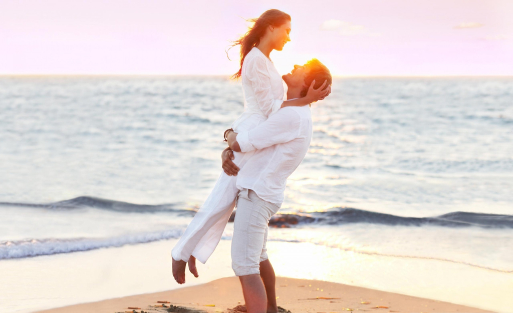 爱情 沙滩 情侣 唯美 温馨 爱情美图