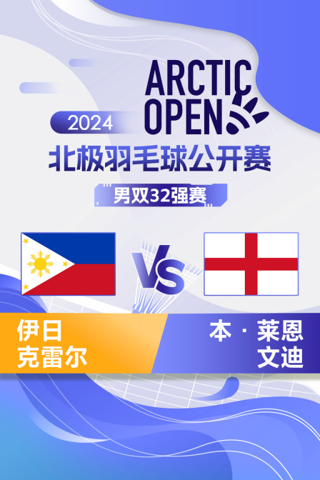 2024北极羽毛球公开赛 男双32强赛 伊日/克雷尔VS本·莱恩/文迪