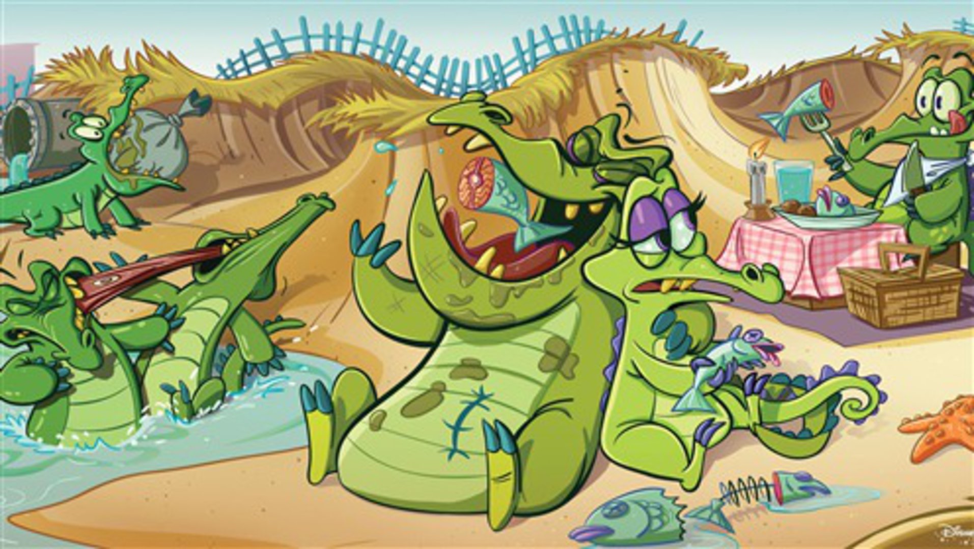 小顽皮鳄鱼历险记