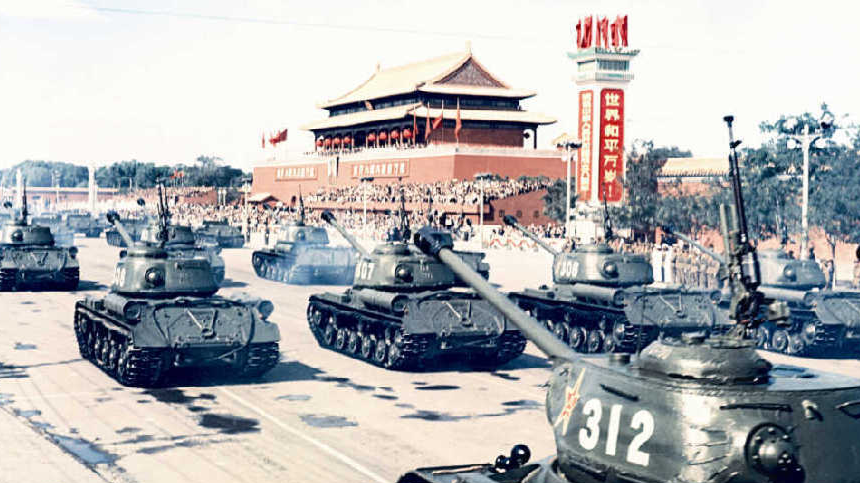 珍贵组图：回顾1954至1959国庆阅兵