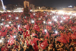 土耳其政变未遂 民众集会谴责土耳其政变
