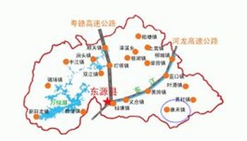 东经115°11′41〃,北纬23°41′20〃属河源市东源县辖区中等乡镇