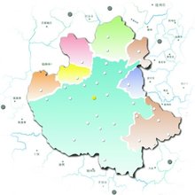 中原经济区地图