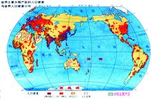 世界人口密度 世界人口密度