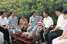 领导视察南隆镇