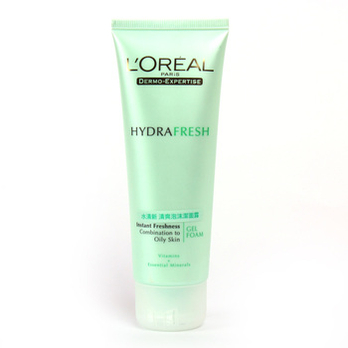 <em>Loreal欧莱雅</em>清润水清新<em>洁面</em>膏100ML 保湿补