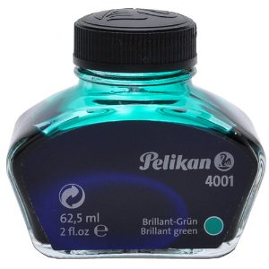 百利金 PELIKAN 4001 墨水 62.5毫升 绿色 - 墨