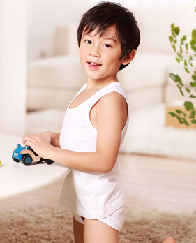 爱慕儿童速干-男孩中腰三角内裤ak222261