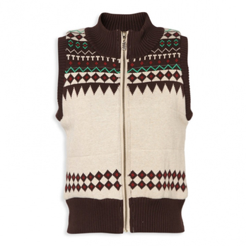 ME&CITY 女提花<em>毛织马甲</em> - 马夹/<em>女士</em>上衣/女