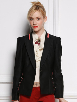 Betu 百图黑色长袖西装∣1309A39A1,M(160\/8