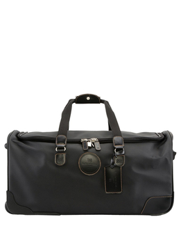 Lancel兰姿黑色混合材质OL通勤纯色旅行箱 - 拉