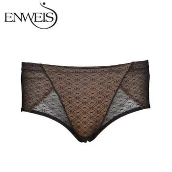 曼妮芬旗下伊维斯中腰平角裤收腹内裤 10710