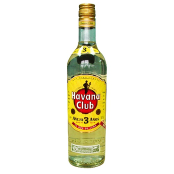 哈瓦那俱乐部朗姆酒3年陈酿(瓶装 750ml) - 威士