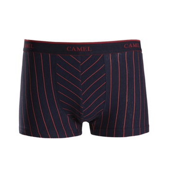 骆驼(CAMEL) <em>内裤男士</em>条纹<em>内裤</em>男<em>平角</em>棉<em>U凸</em>