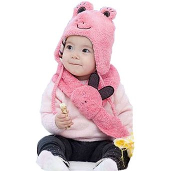 秋冬珊瑚绒小兔婴儿童帽子 宝宝帽子 保暖护耳