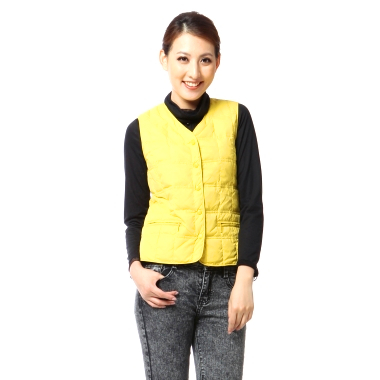 <em>雅鹿</em>秋冬<em>女装中老年</em>内穿羽绒<em>马夹</em>/背心