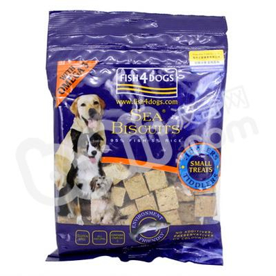 海洋之星Fish4Dogs鲜鱼小粒饼干100g 高档猫