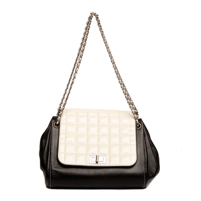 CHANEL(香奈儿)黑白双色单肩包 - 商品详情页