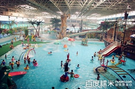 学生普通单人票!室内恒温水上游乐中心,规模庞