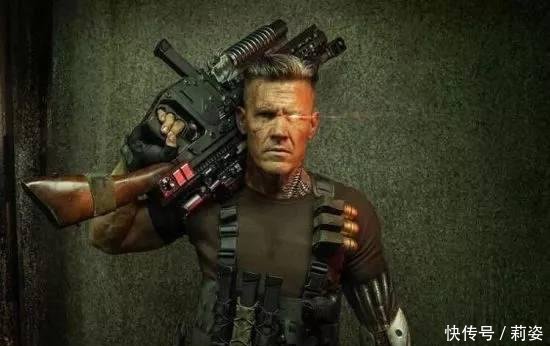 《死侍2》电索造型首曝,灭霸演员浑身是枪吓坏贱贱!