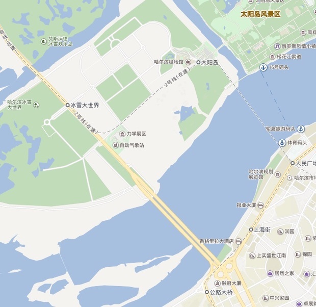 想问一下18年1月份哈尔滨的冰雪大世界位置在