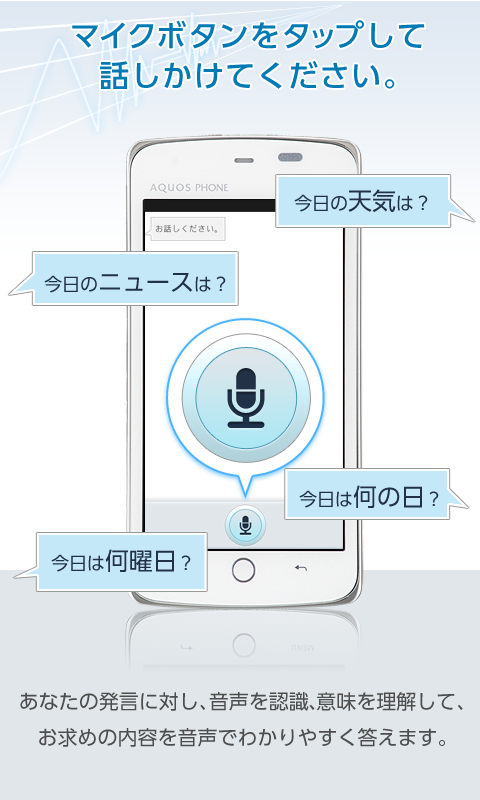 Yahoo!音声アシスト - 声で検索、スマホ操作や会話も截图1