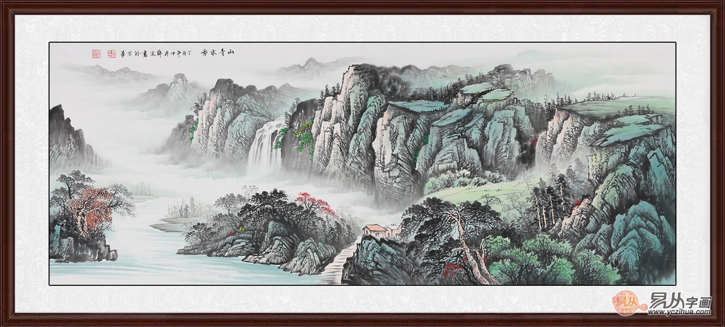 山水画作品装框 t0109eef5d8e38d121a.jpg?size=1478x667