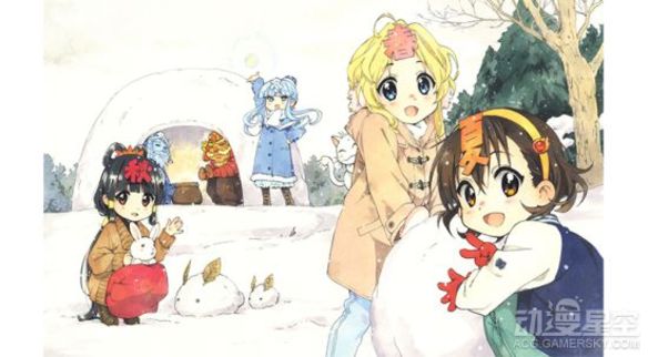 11区著名画师绘制四季拟人图 春夏秋冬变身萌妹子