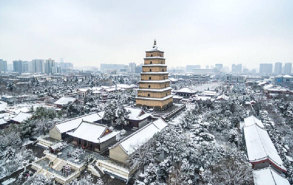 银装素裹绝美雪景 中华大地宛如仙境