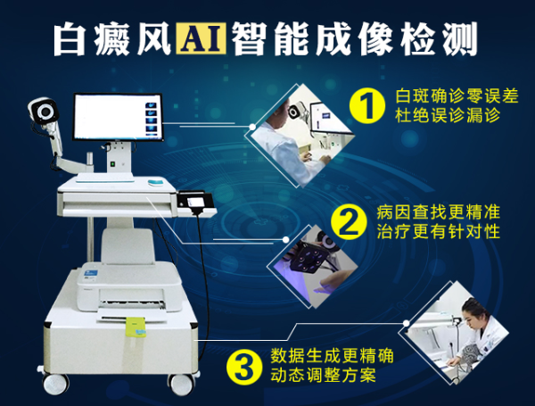 白癜风AI智能成像检测:一次智能，白斑检测进步十年