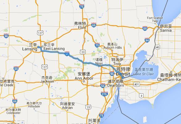 从底特律到兰欣市(图6) 从底特律到兰欣市(图17) 从底特律到兰欣市(图19) 从底特律到兰欣市(图25) 为了解决用户可能碰到关于"从底特律到兰欣市"相关的问题,突袭网经过收集整理为用户提供相关的解决办法,请注意,解决办法仅供参考,不代表本网同意其意见,如有任何问题请与本网联系。"从底特律到兰欣市"相关的详细问题如下:从底特律到兰欣市 ===========突袭网收集的解决方案如下=========== 解决方案1: 从底特律到兰辛路程约146 公里,乘车行驶大约 1 小时 23 分钟