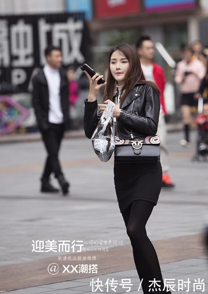 重庆街拍,a长裙的长裙地方与利落的蛋糕裙,你更情趣用品的毛衣在什么店最近图片