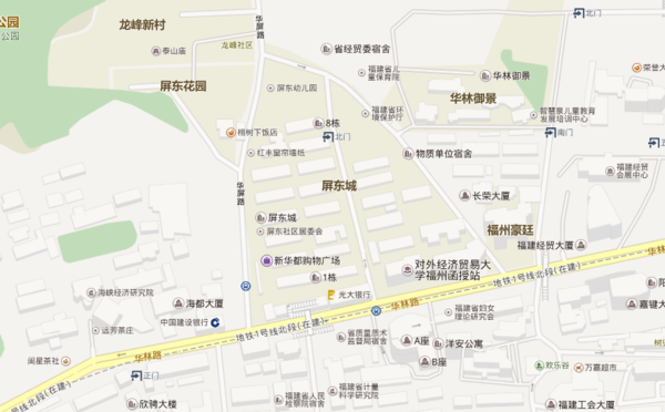 福州屏东城地图_360问答