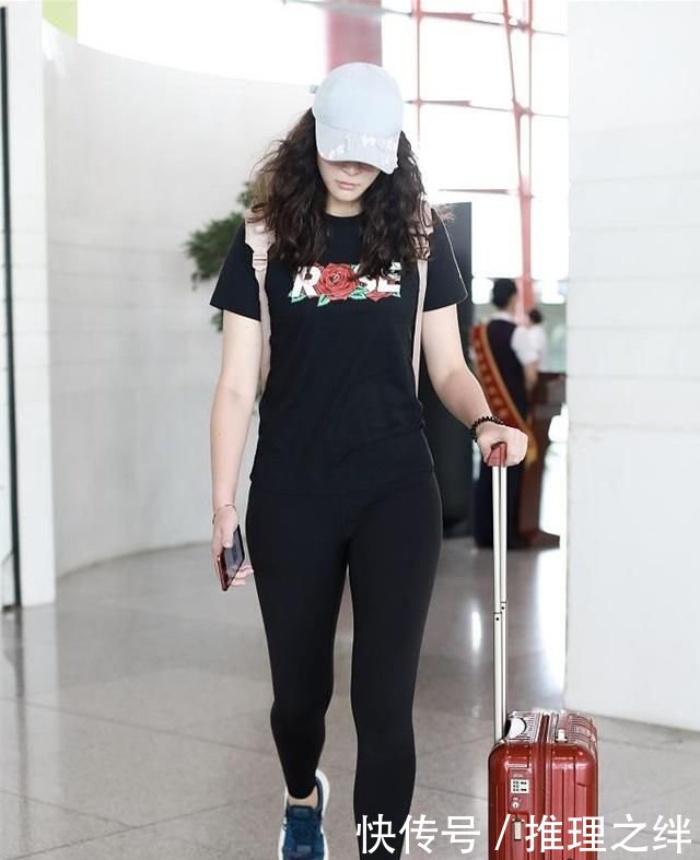 192的惠若琪,硬是把打底裤穿成了紧身裤,网友