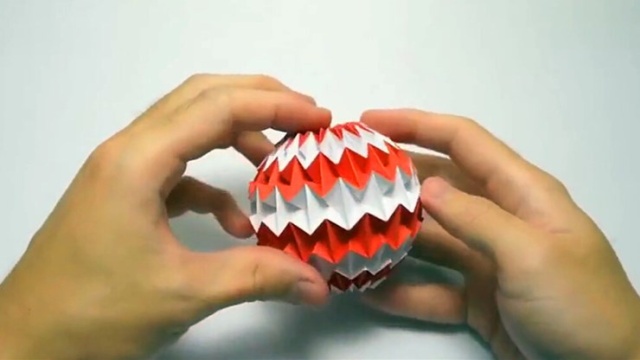 折纸教程 会变形的魔法球