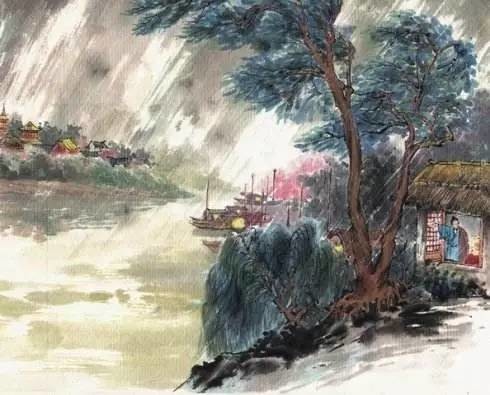 节选自《四季小品·雨水 朱伟 著 韩愈(唐 天街小雨