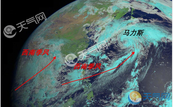 2018年5号台风路径图 马力斯北上华南暴雨重新启动