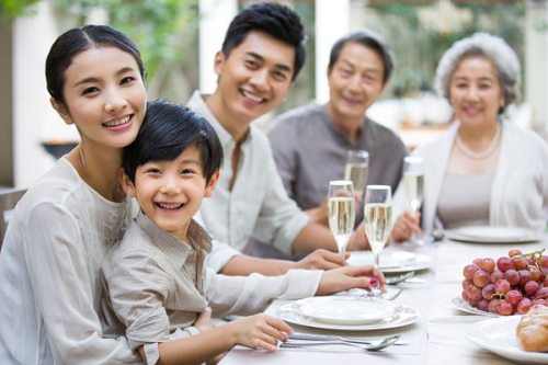 院子里的中国,以\"合\"为贵,以家传情