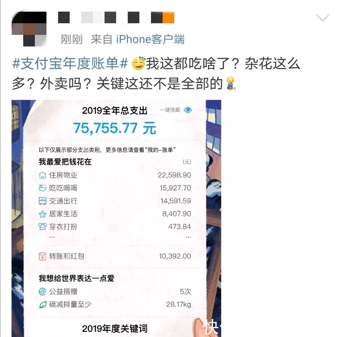 2019年支出账单图片