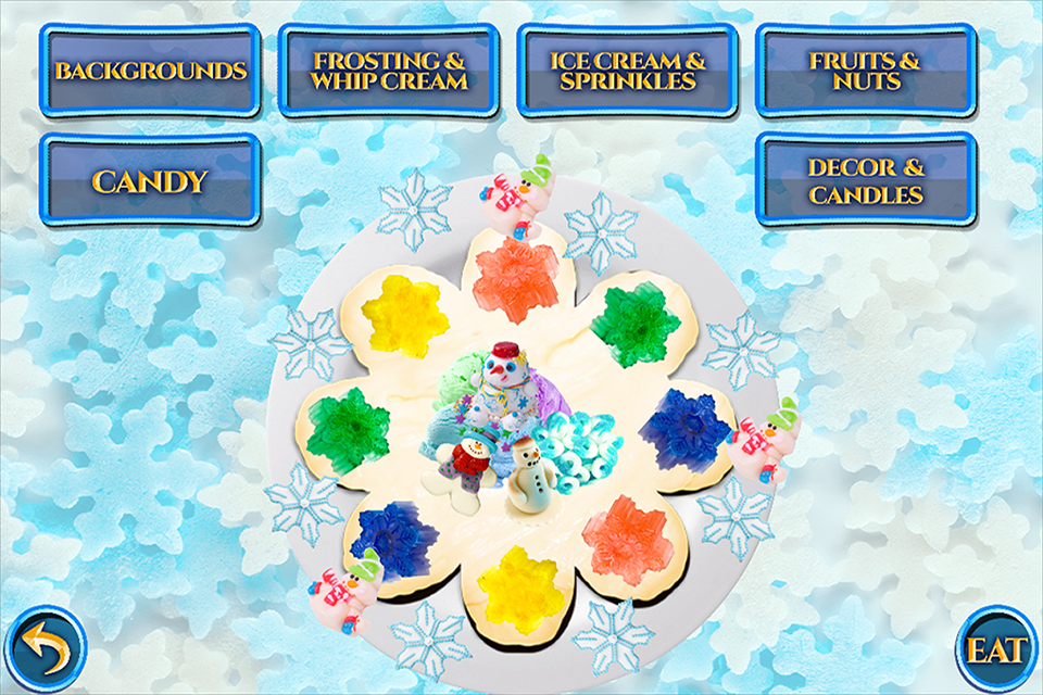 Winter Cake Maker Dessert Game截图10