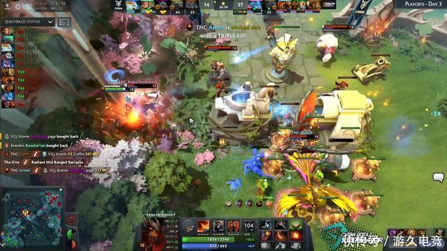 Dota2超级Major：瑞士鲁迅1v9不能救VGJS TNC艰难取胜晋级下一轮