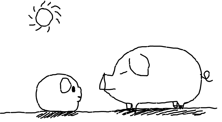 猪猪父女的对话