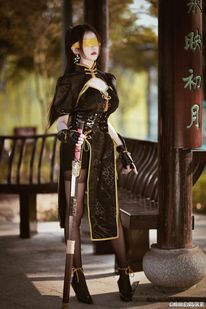 cosplay图赏永劫无间宁红夜cos黑丝旗袍御姐气质尽显