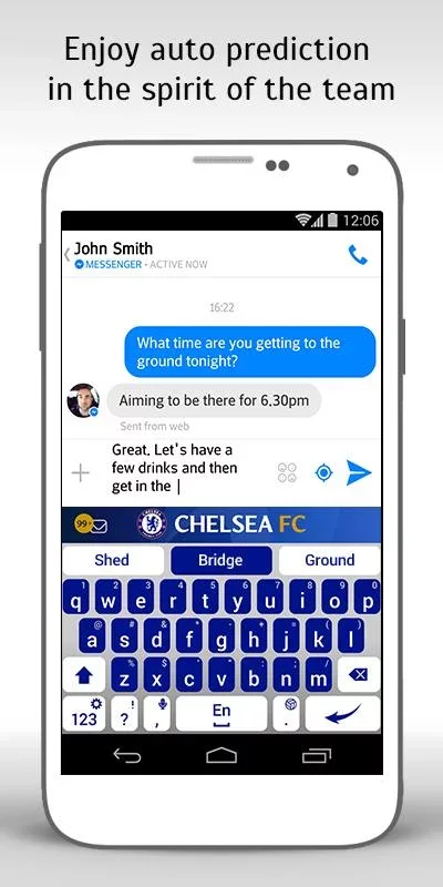 Chelsea FC Official Keyboard截图2