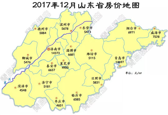 扎心了!山东各地房价地图 | 扒一扒你老家的房价与收入