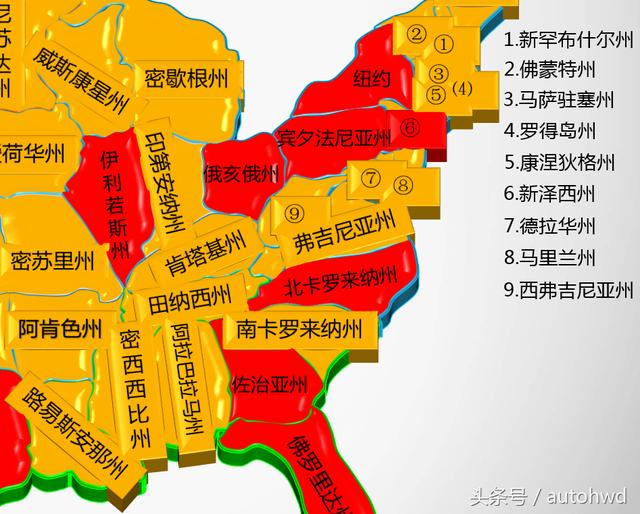 哥伦比亚人均gdp_美国各州的GDP和人均GDP的地区差异有多大