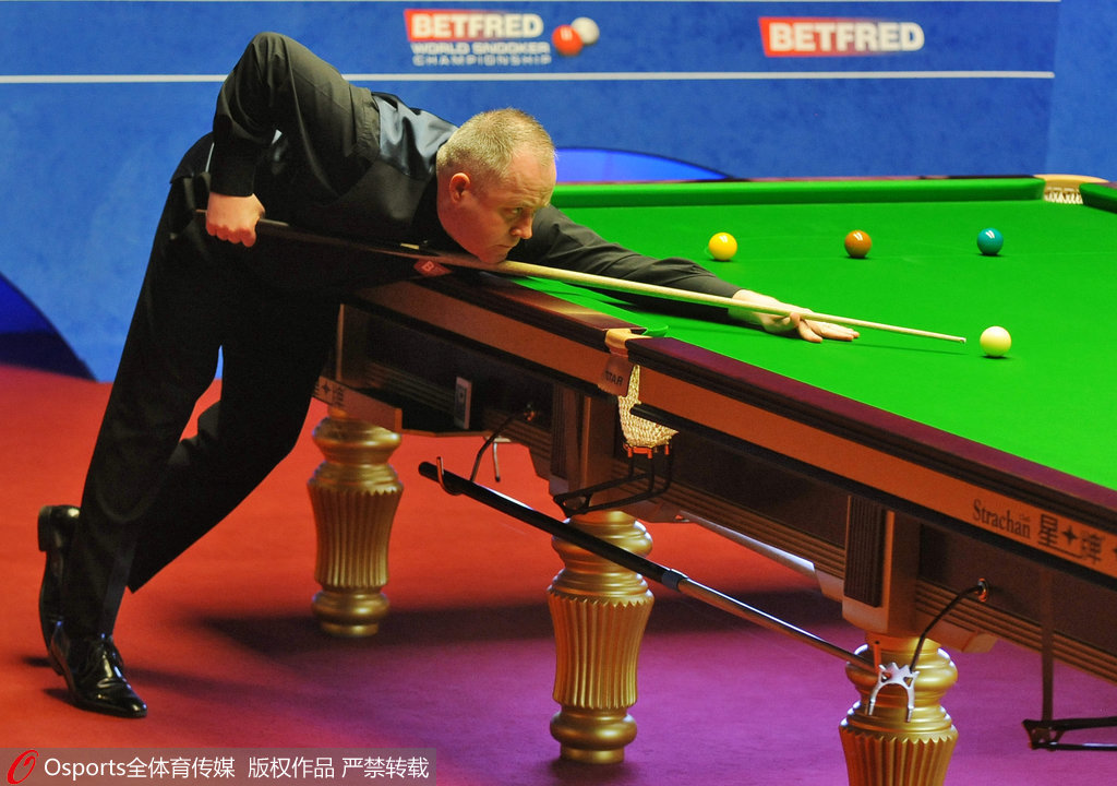 逆转!希金斯优雅击球 第七次闯进世锦赛决赛